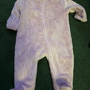 Hello Kitty Soft Purple Kids Footie